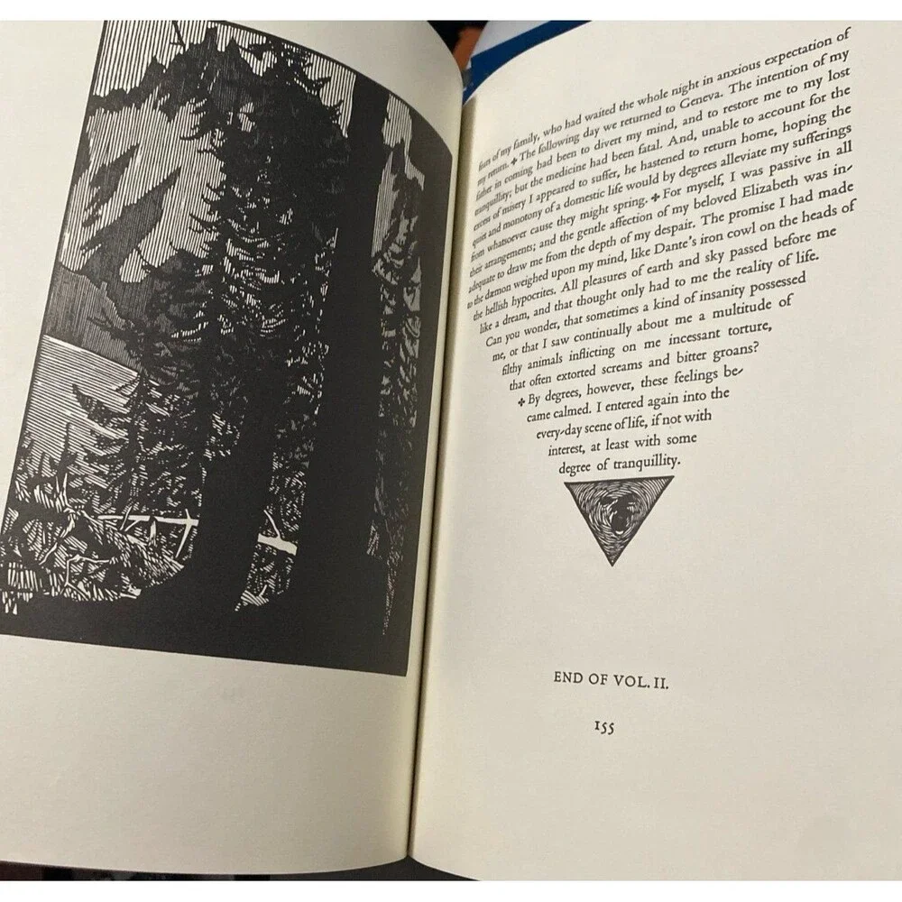 Frankenstein or the Modern Prometheus Shelley PennyRoyal edition Barry Moser
